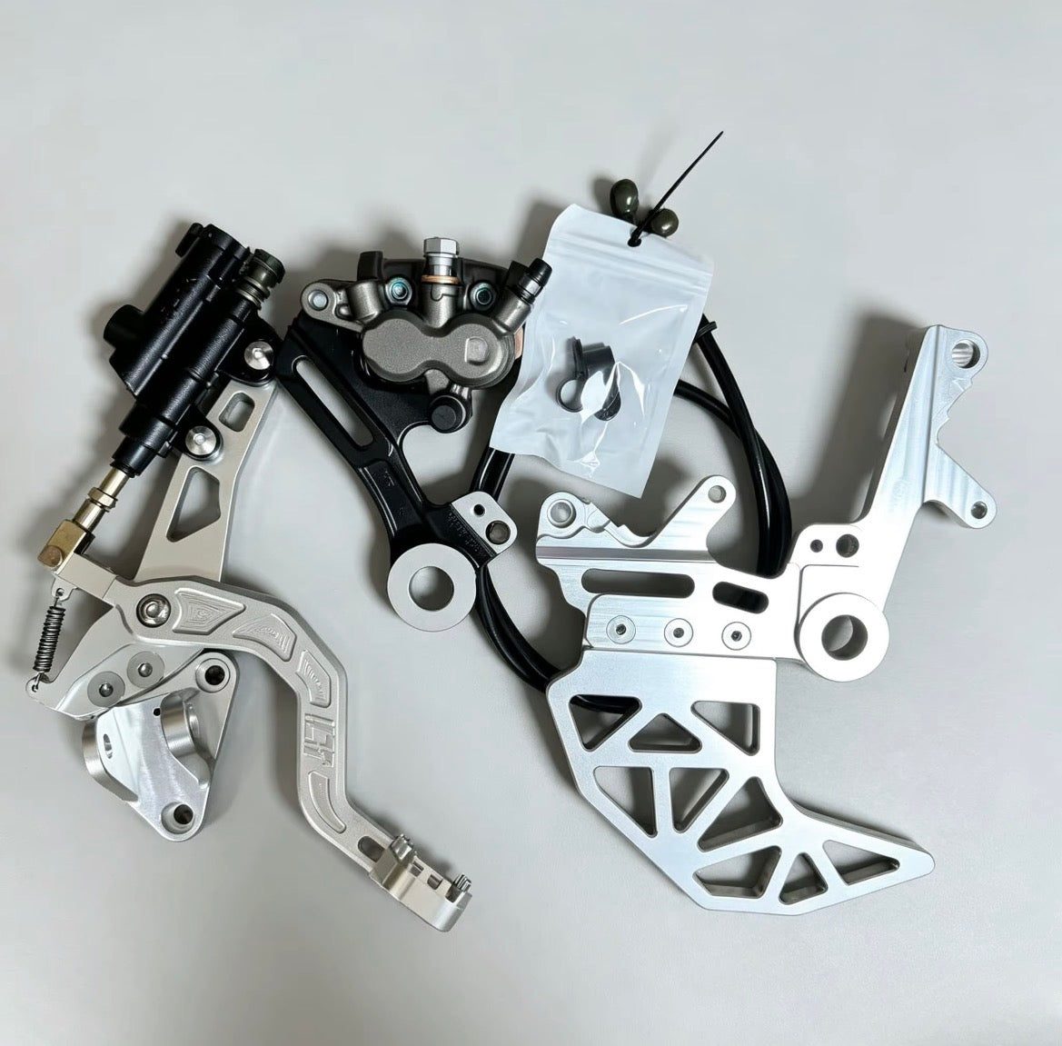 Chrome Footbrake kit for Surron ultra bee