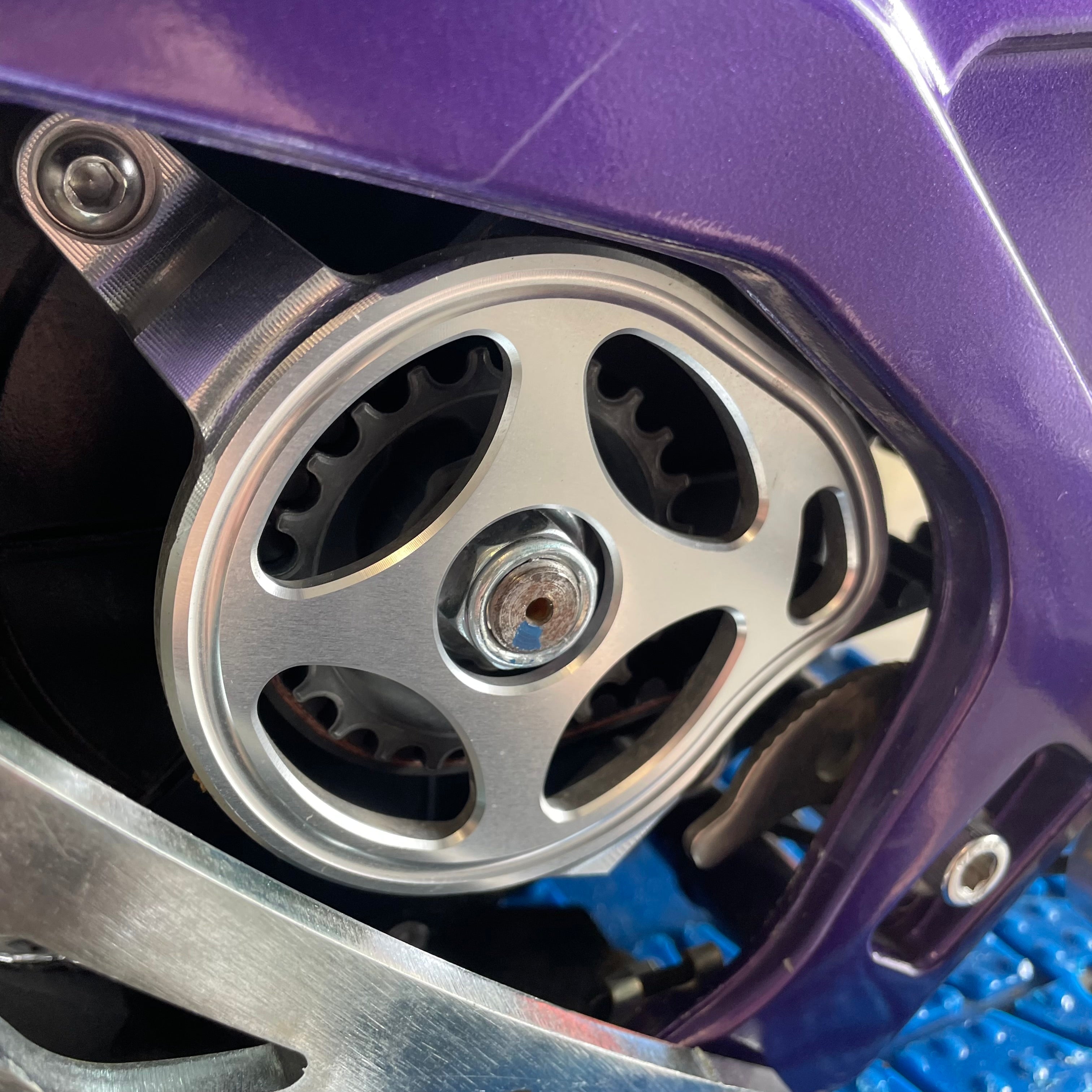Chrome Belt Cover for Surron LBX