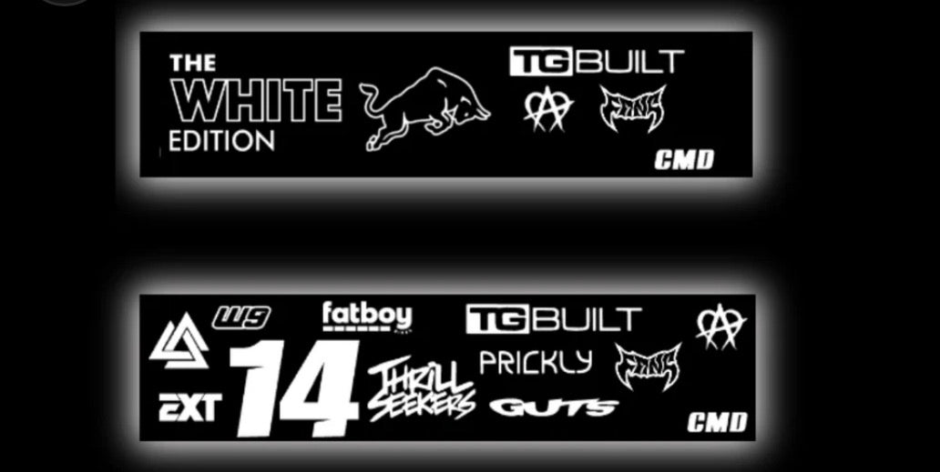 Fat Tire E-bike Battery Decals