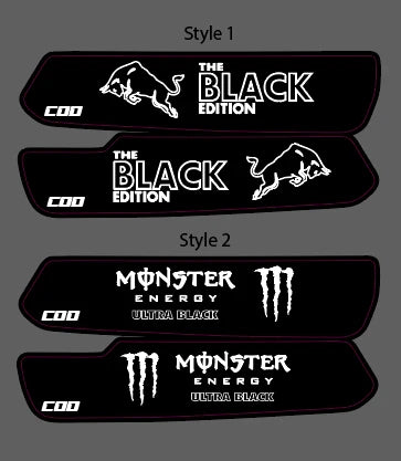 Super 73 slim battery decals
