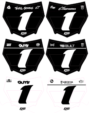 Customisable Vented Motocutz Plates
