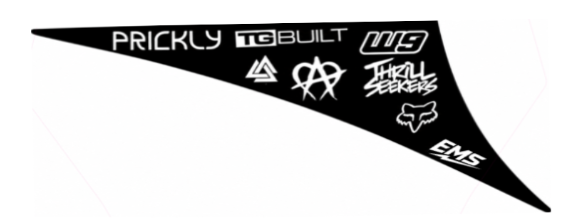 Fat Tire E-bike Side Panel Decals