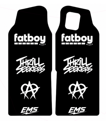 Fat Tire E-bike Fork Guard Decals